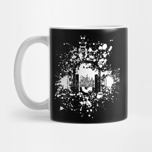 Techno EDM Headphones Splash Mug